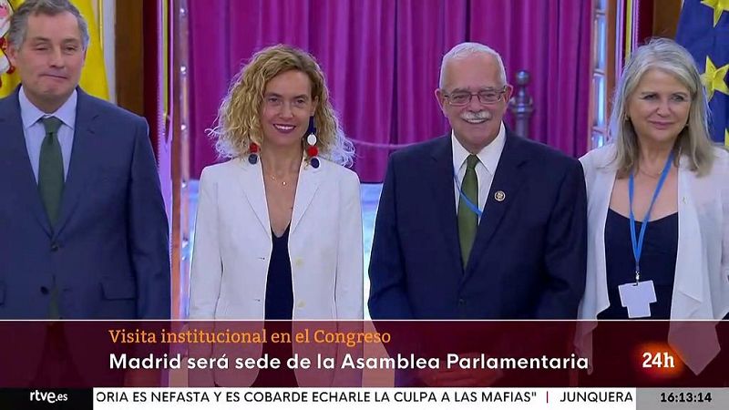 Parlamento - Otros parlamentos - Visita del presidente de la Asamblea Parlamentaria de la OTAN - 02/07/2022