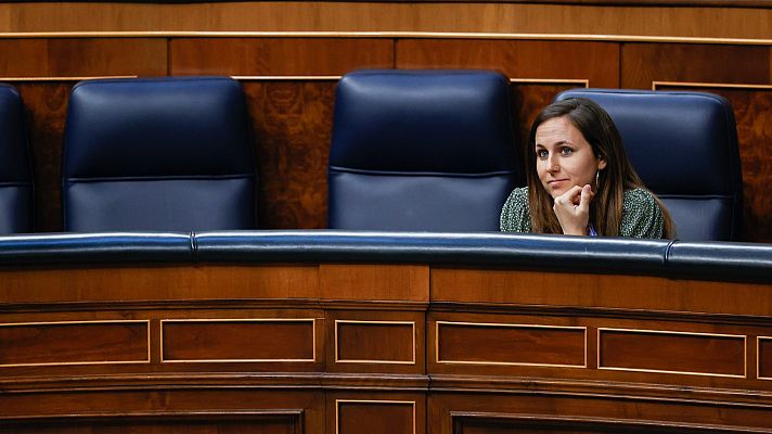Telediario 1 - División por el gasto militar: Belarra pide al PSOE valentía en los PGE para no duplicar la inversión en Defensa