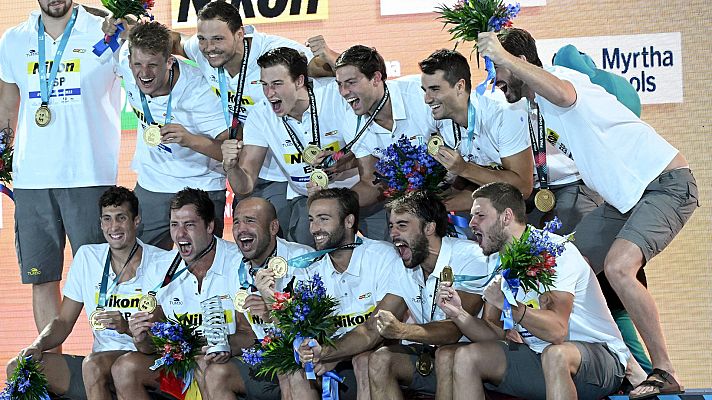 Telediario 1 - Waterpolo | España gana el Mundial masculino 21 años después
