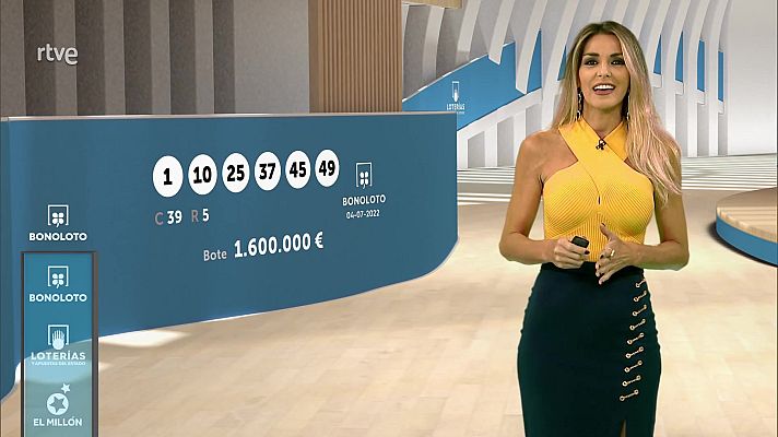 Loterías - Sorteo de la Bonoloto del 04/07/2022