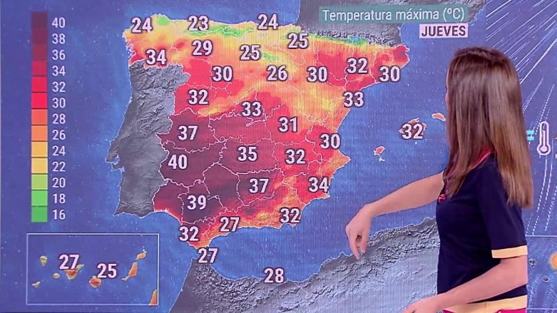 Tormentas localmente fuertes en zonas de la mitad norte y del tercio este peninsulares - ver ahora