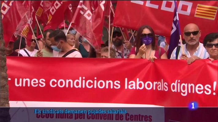 Informatiu Balear - Els sindicats demanen pujades salarials
