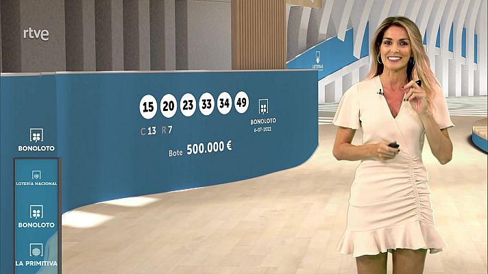 Loterías - Sorteo de la Bonoloto del 06/07/2022