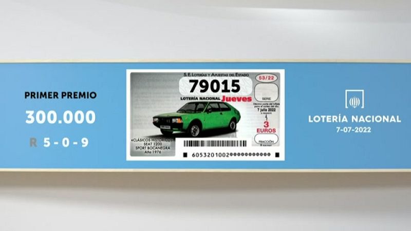 Sorteo de la Lotería Nacional del 07/07/2022 - Ver ahora
