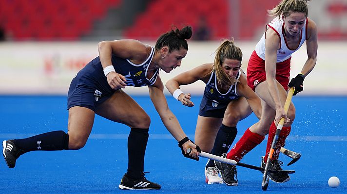 Hockey hierba y sala - Campeonato del Mundo Femenino: Argentina - Canadá