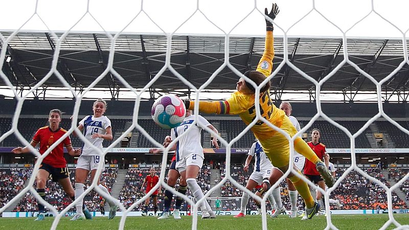 Gol de Lucía García (3-1) en el España 4-1 Finlandia