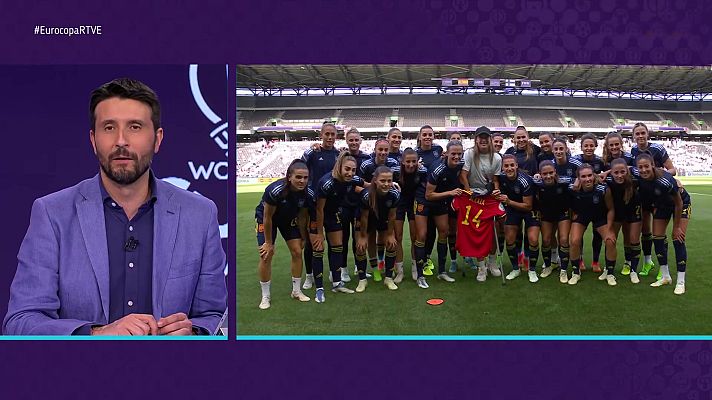  - Postpartido Camp.Europa femenino: España - Finlandia