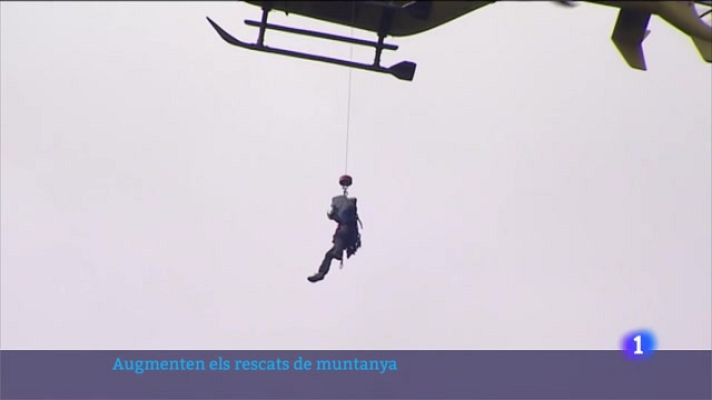 L'Informatiu - Augmenten els rescats de mutanya a Catalunya