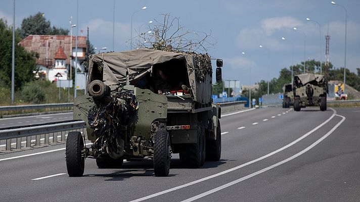 Telediario Fin de Semana - Ucrania trata de frenar el lento pero continuo avance ruso en el Donbás