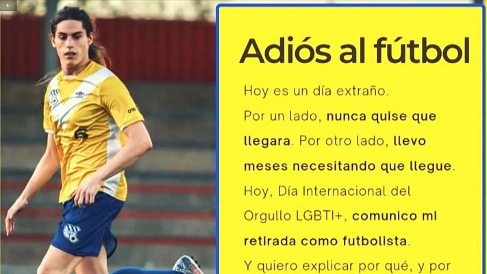Telediario Fin de Semana - Valentina Berr, futbolista que se retira por la transfobia