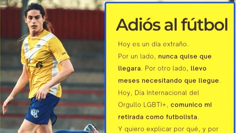 Valentina Berr, futbolista trans que cuelga las botas por el acoso sufrido