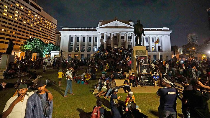 Telediario Fin de Semana - Asalto a la residencia presidencial de Sri Lanka