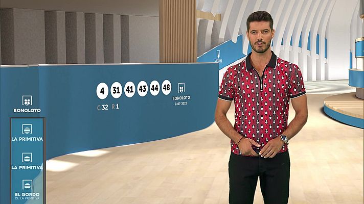 Loterías - Sorteo de la Bonoloto y Primitiva del 09/07/2022