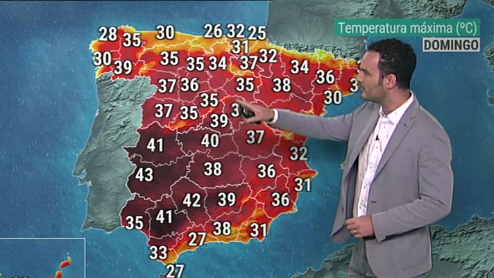 El tiempo - Temperaturas muy altas en varias comunidades