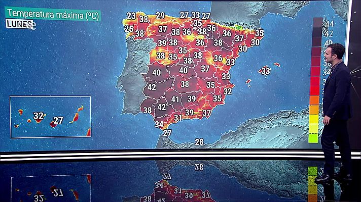 El tiempo - Viento fuerte o con intervalos de fuerte en el Estrecho y el extremo norte de Galicia