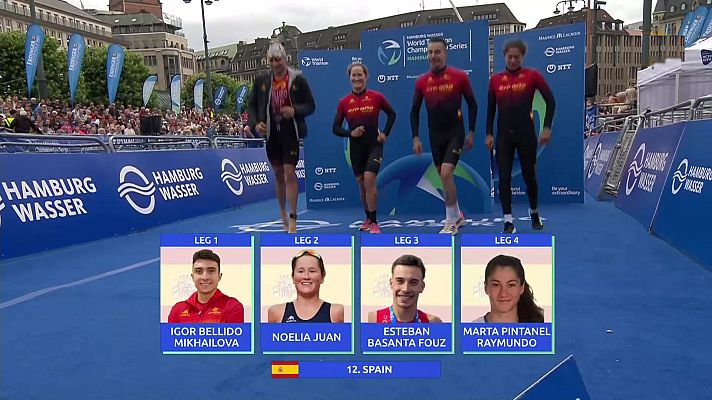 Triatlón - ITU World Series Hamburgo. Prueba relevos mixtos