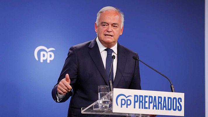 Telediario 1 - El PP ofrece renovar el CGPJ con la actual norma si Sánchez retira su ley para el Constitucional