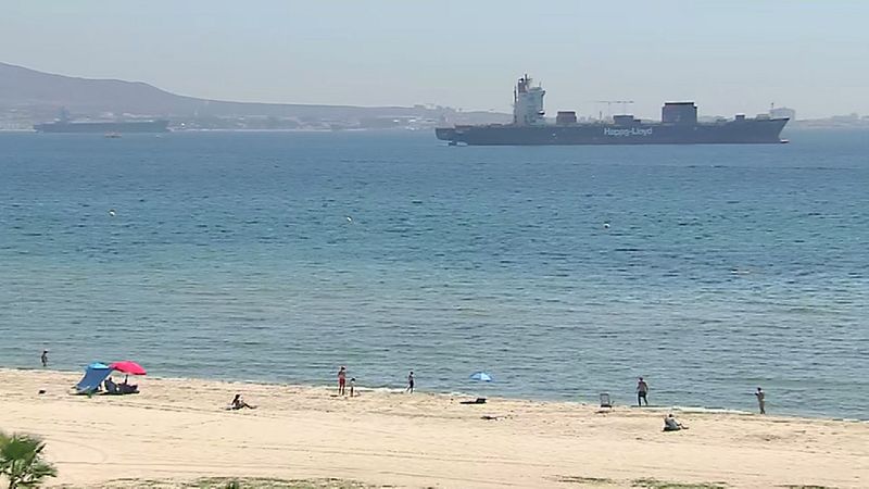 El 'Algeciras Express', sin capitán