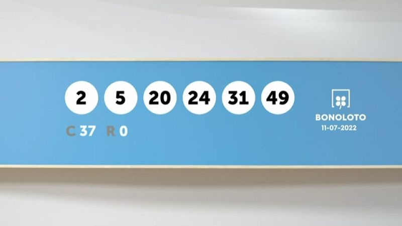 Sorteo de la Lotería Bonoloto del 11/07/2022 - Ver ahora
