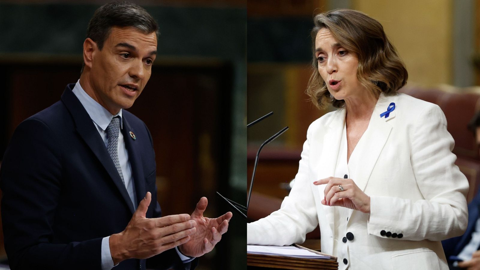 El terrorismo de ETA y la ley de memoria democrática enzarzan a Sánchez y Gamarra