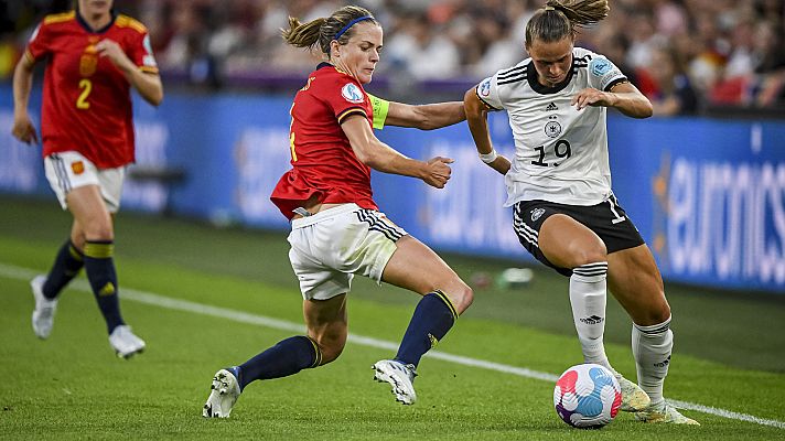 Fútbol - Campeonato de Europa femenino. Pospartido España - Alemania