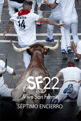 San Fermín - San Fermín 2022: Séptimo encierro con Victoriano del Río
