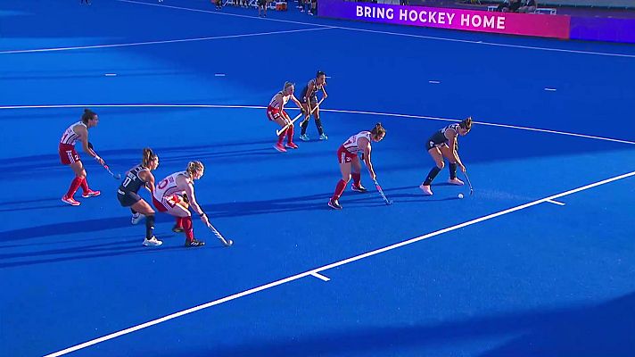 Hockey hierba y sala - Campeonato  Mundo femenino: Argentina - Inglaterra