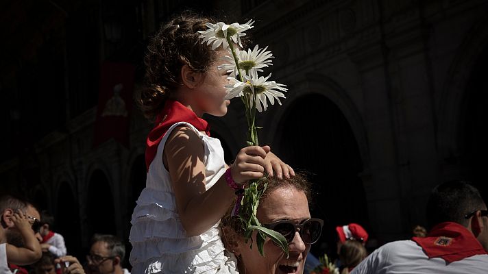 Telediario 2 - Las mujeres reivindican su papel en San Fermín