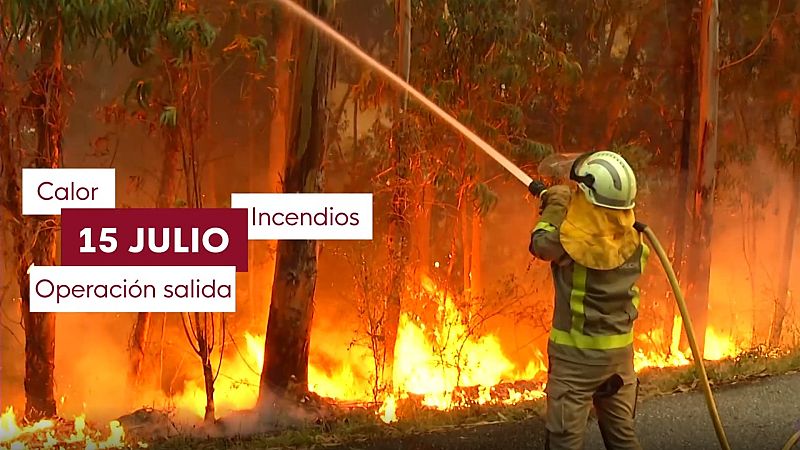 La ola de calor dificulta la operación salida y agrava los incendios
