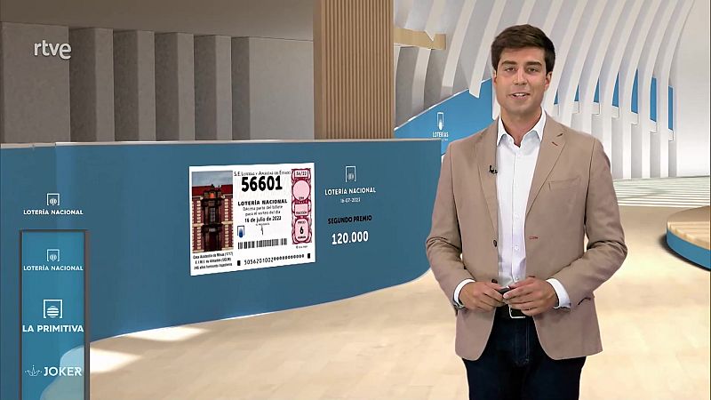 Sorteo de la Lotería Nacional del 16/07/2022 - ver ahora