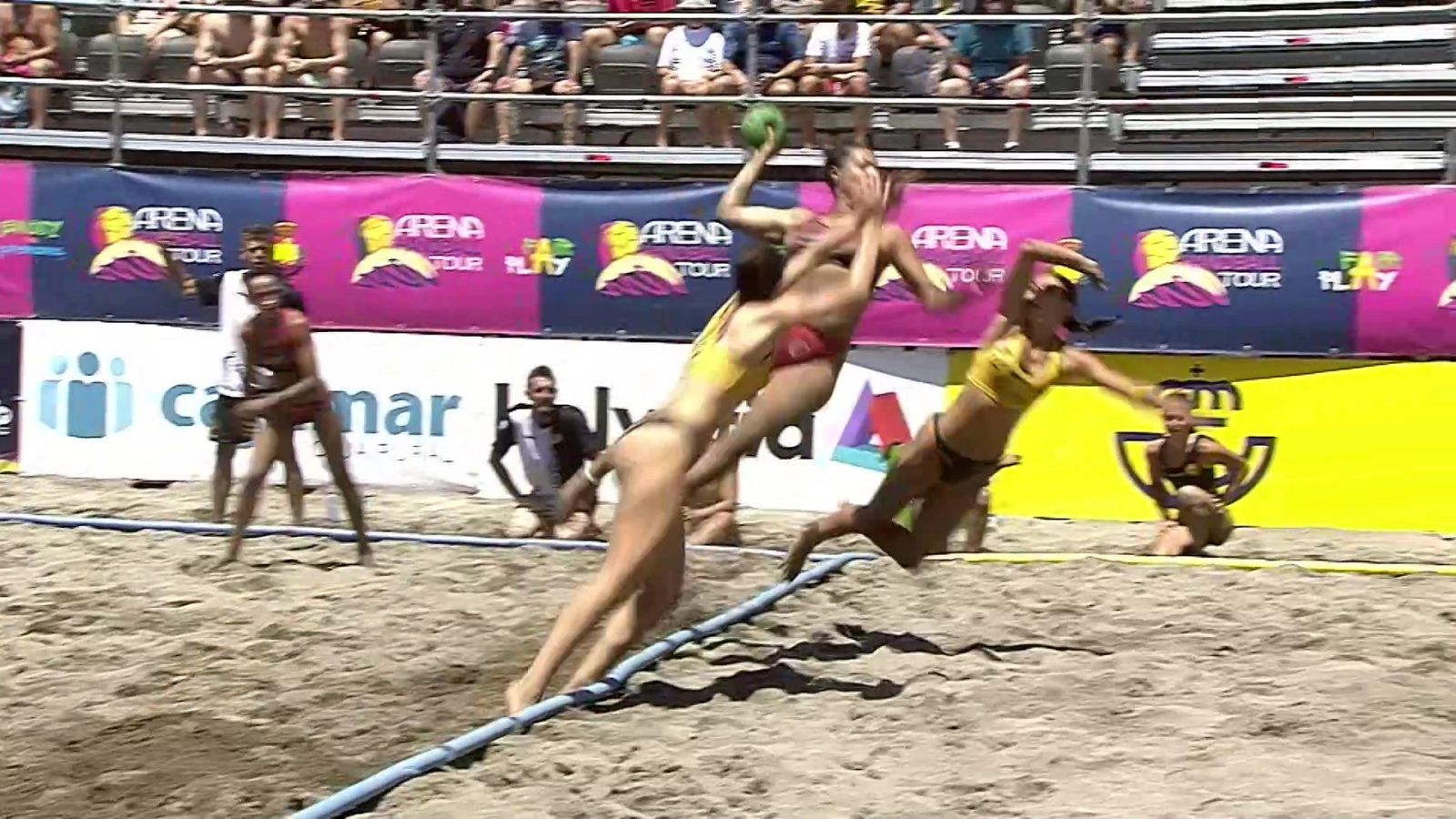 Balonmano playa - Arena 1000 EBT Handball Tour. Final Femenina: Málaga - Almería - ver ahora