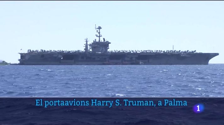 Informatiu Balear - El portaavions Harry Truman a Palma.