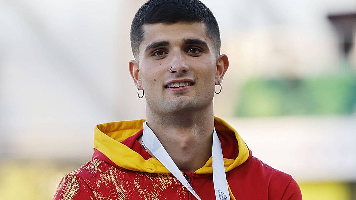 Telediario 1 - Asier Martínez cuenta a RTVE sus próximos objetivos