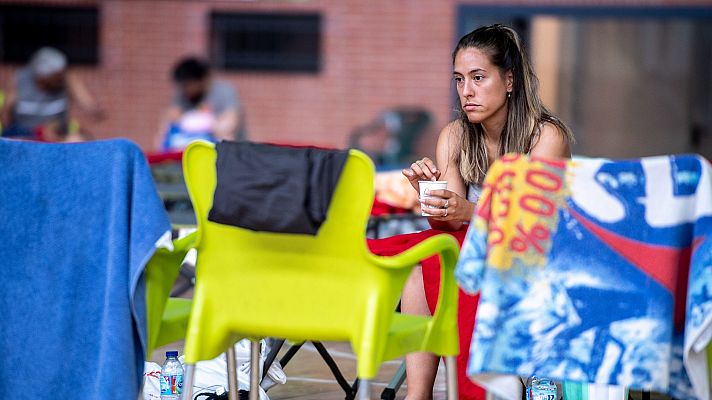 Telediario 2 - Los vecinos desalojados en los incendios en Extremadura vuelven a sus casas
