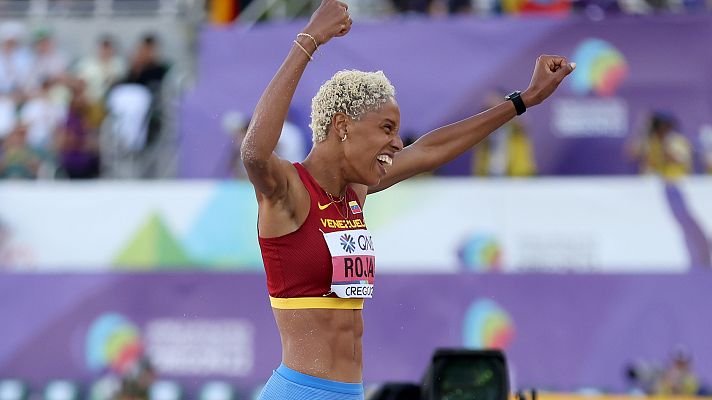 Atletismo - Yulimar Rojas, campeona del mundo de triple salto