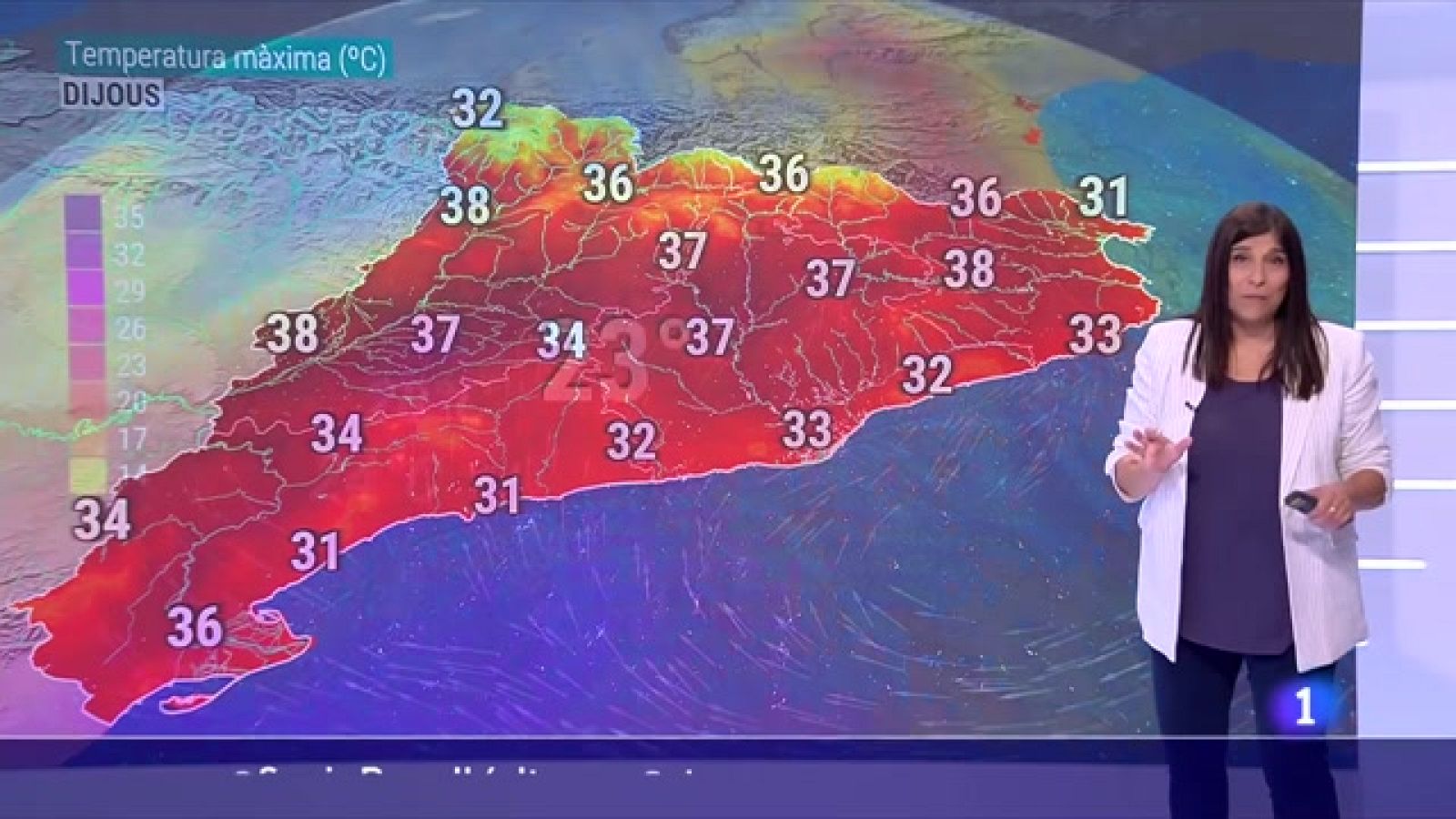 El Temps (19/07/2022) - Calor una miqueta més moderada