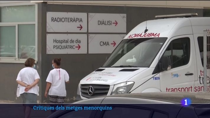 Informatiu Balear - Crítiques dels metges menorquins