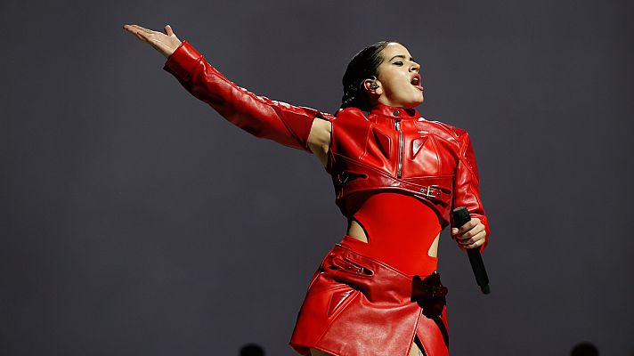 Telediario 1 - Rosalía conquista Madrid en su primera fecha y pone nombre a su último éxito "Despechá"