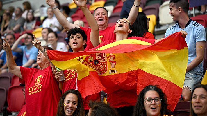 Telediario 2 - Crece la afición por la selección fememina tras la Eurocopa