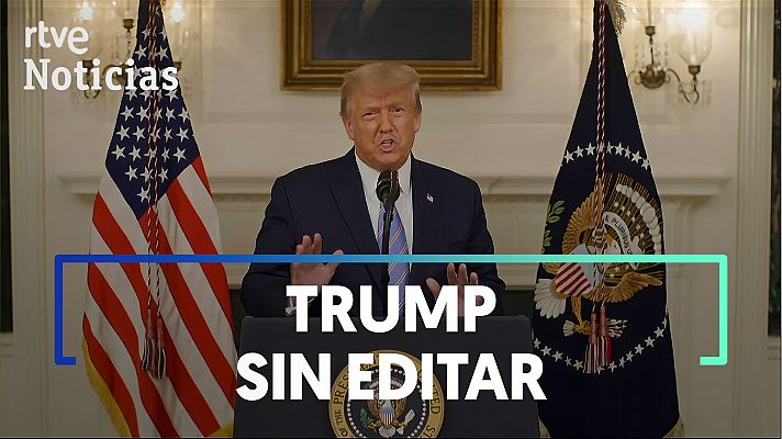 Modo Digital - Las tomas falsas del discurso que pronunció Trump al día siguiente del asalto al Capitolio