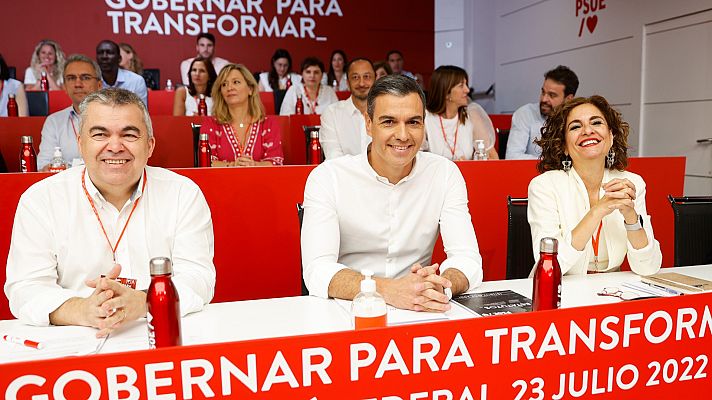 Informativo 24h - Sánchez insta al PSOE a meter "una marcha más"
