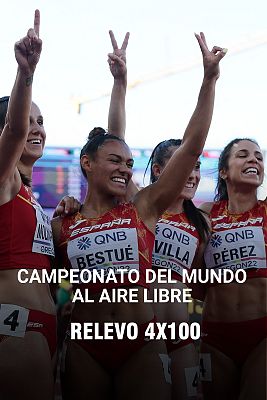 Atletismo - Mundial de Atletismo | El relevo femenino se conforma con diploma para la historia y récord de España