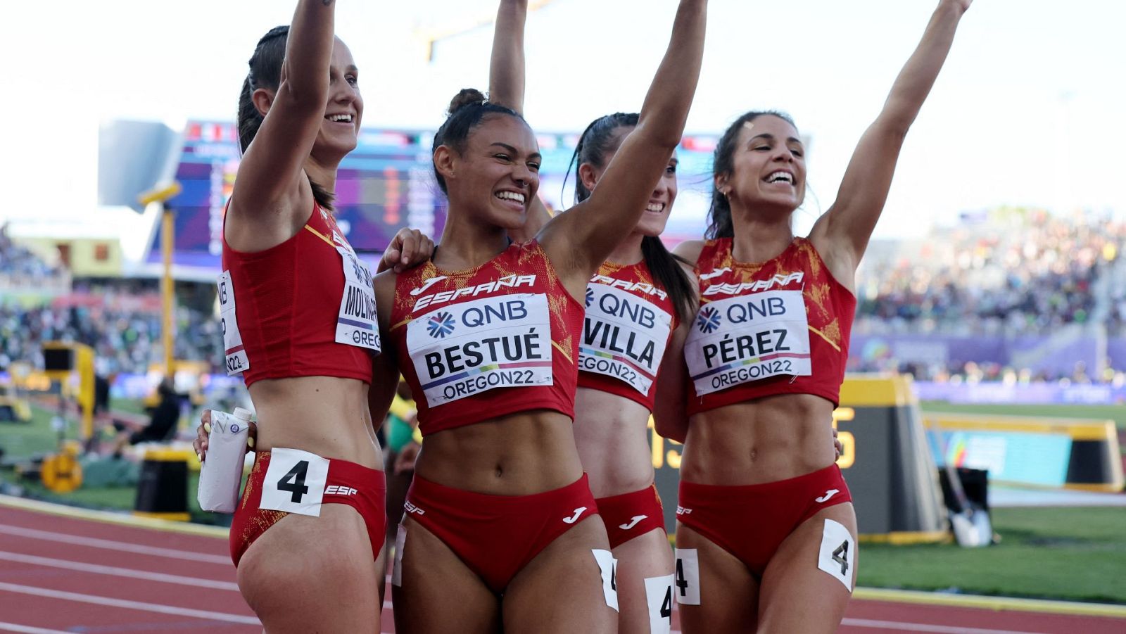 Atletismo: España, 5ª en el relevo femenino con récord - Atletismo | Ver
