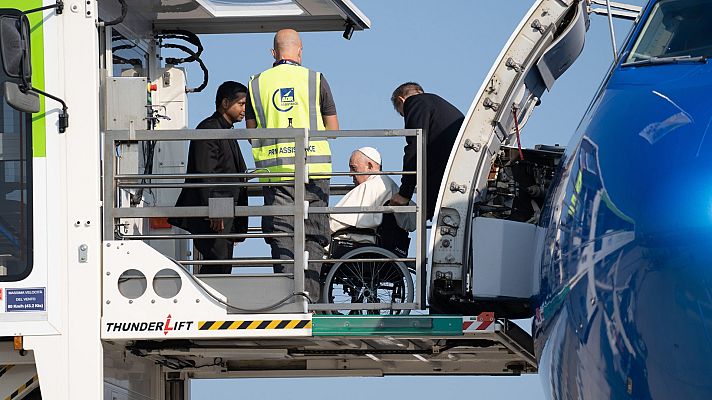 Telediario 1 - El papa pedirá perdón a los indígenas por los abusos sufridos en los internados católicos