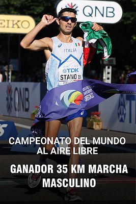 Atletismo - Oregón 2022 | Stano, primer campeón mundial en 35 km marcha