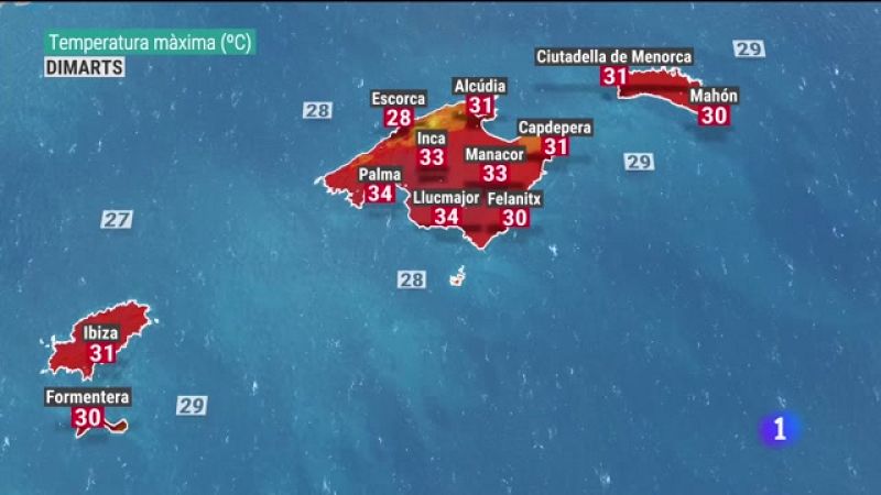 El temps a les Illes Balears - 25/07/22 - Veure ara
