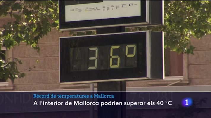 Informatiu Balear - Rècord de temperatures a Mallorca