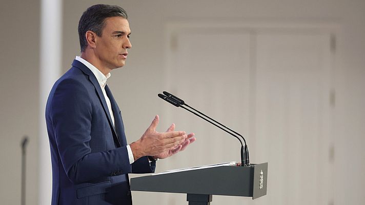 Telediario 1 - Sánchez defiende las recetas para proteger a la clase media y anuncia nuevas medidas para ahorrar energía