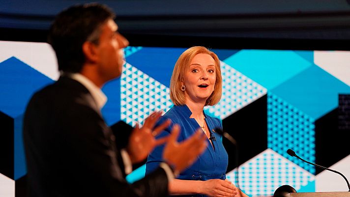 Telediario 1 - Comienza la campaña entre Truss y Sunak