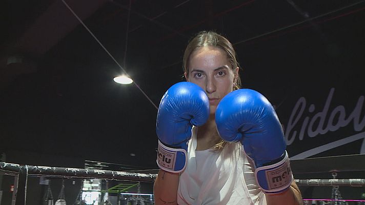 Telediario 1 - Irene Puente, entre el boxeo y la docencia